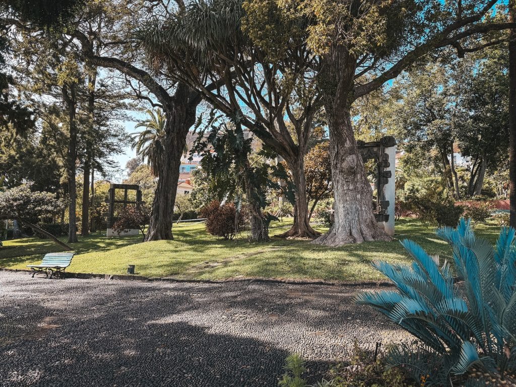 The garden at the Quinta das Cruzes Museum