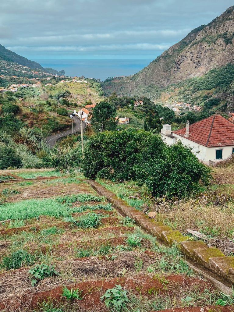 A levada on the way to Porto da Cruz