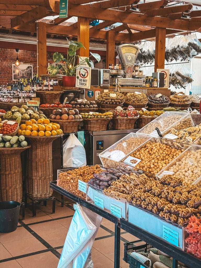 Fruit and snacks from Madeira
