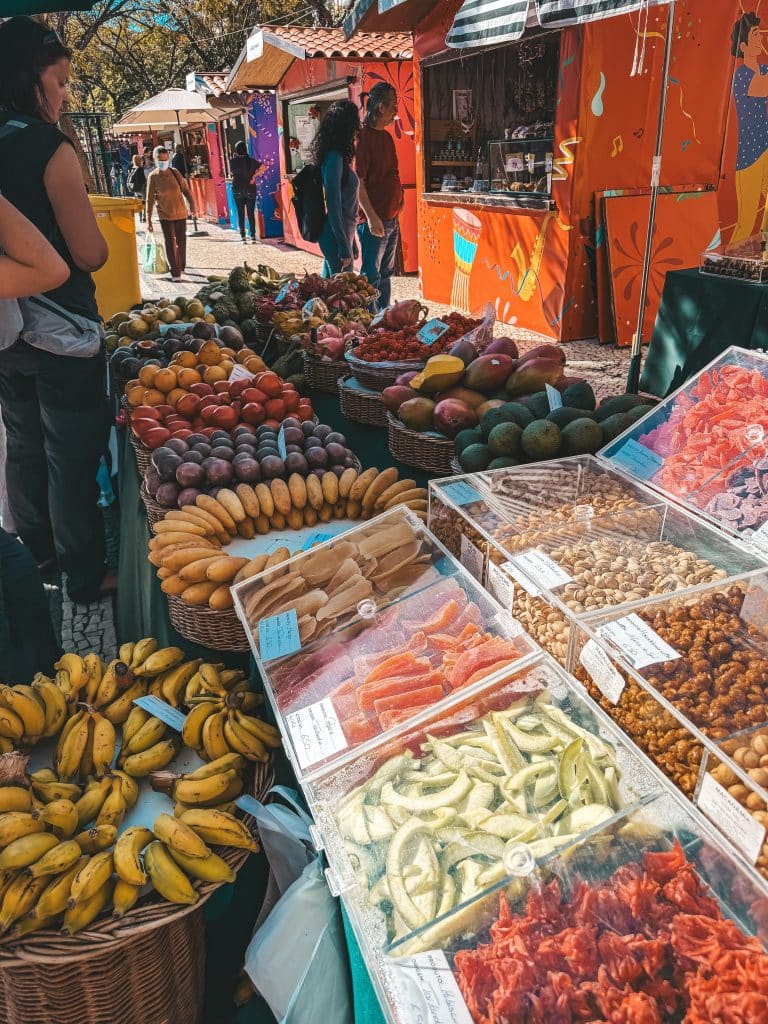 Fruit and snacks from Madeira