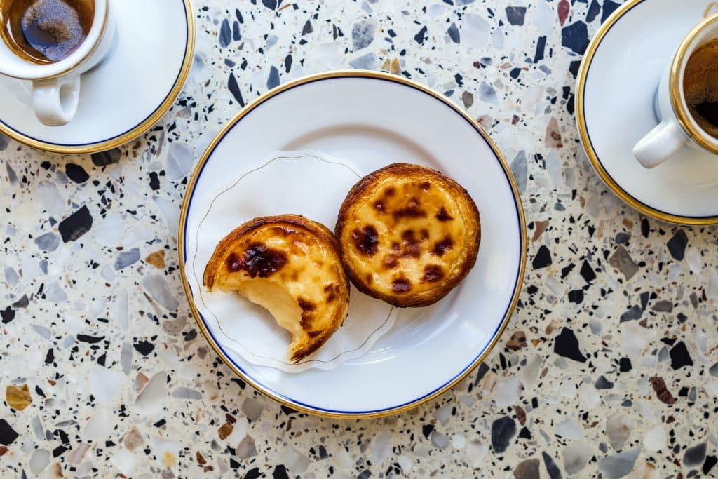 Pasteis de nata z espresso