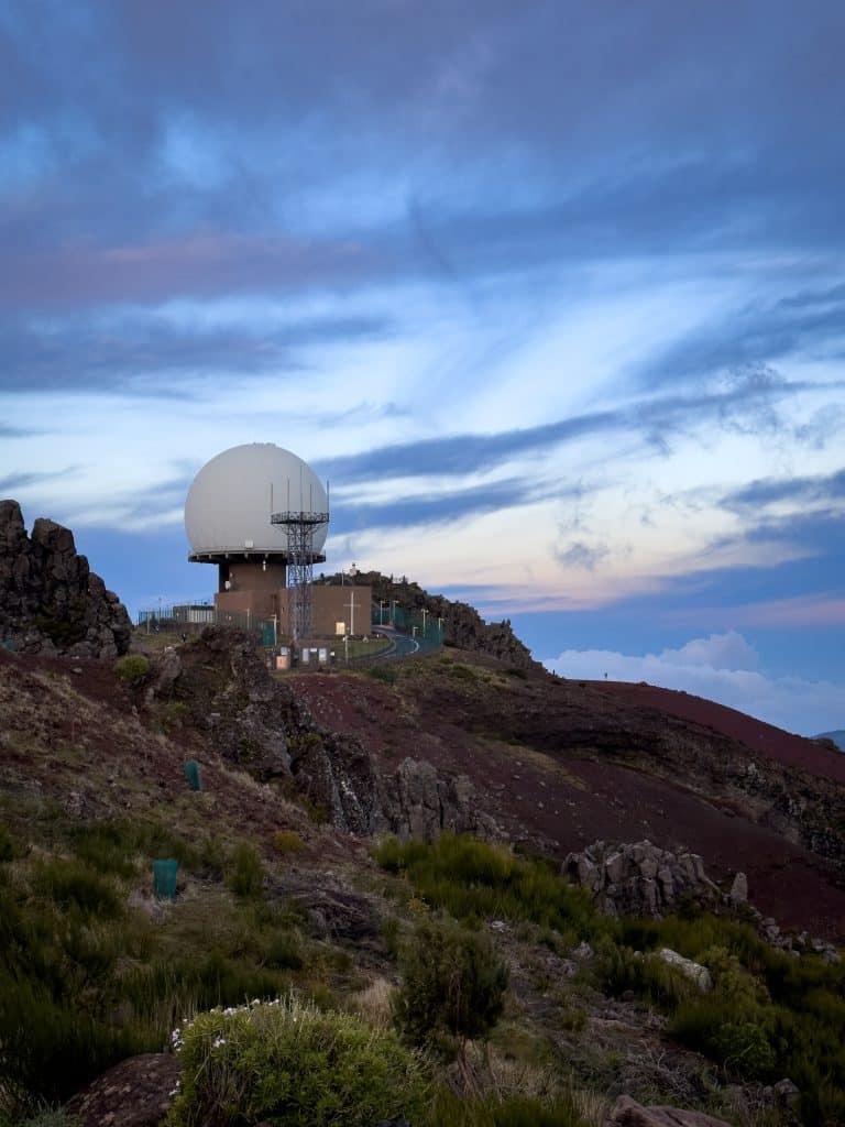 Wschód słońca na Pico do Arieiro