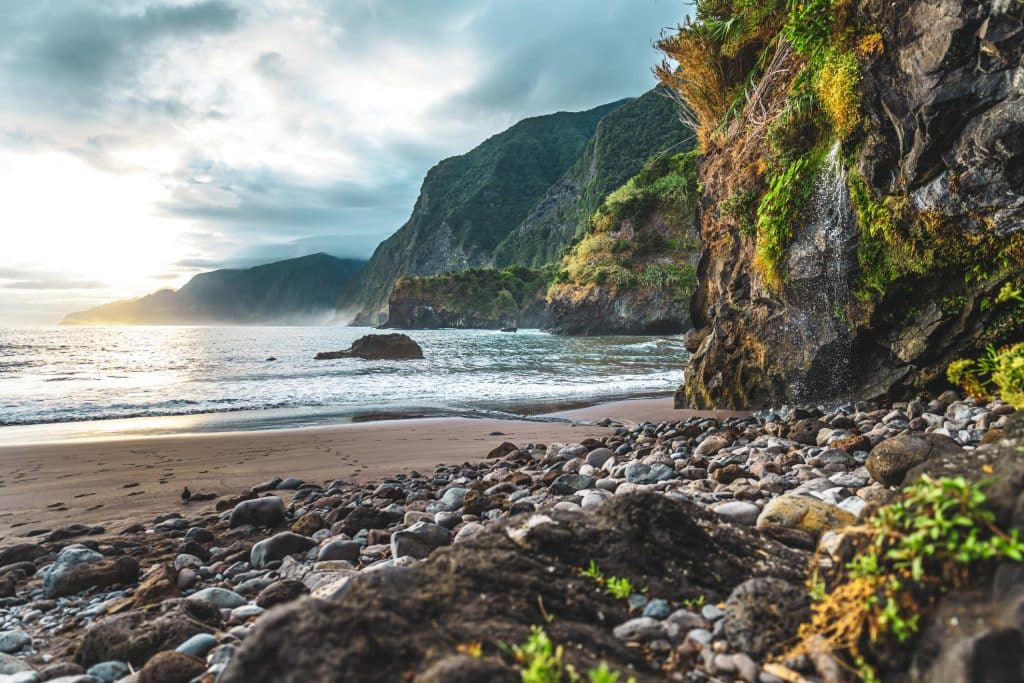 Seixal beach at sunrise