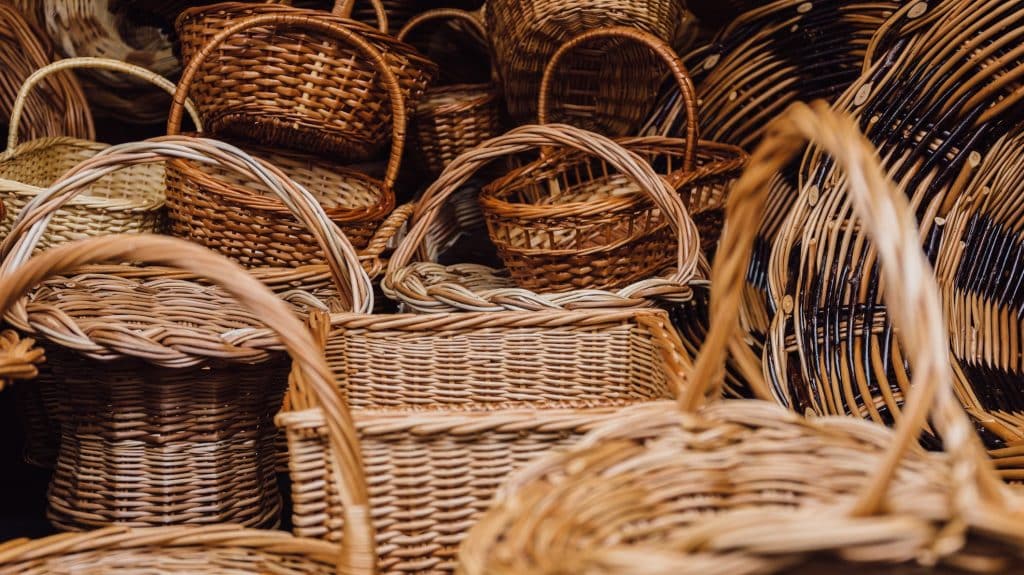 Wicker baskets from Madeira