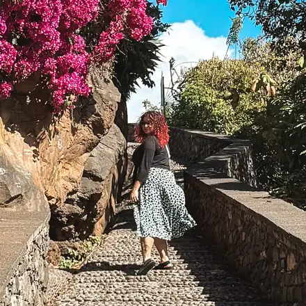 Ewelina Podrez-Siama in Funchal, Madeira