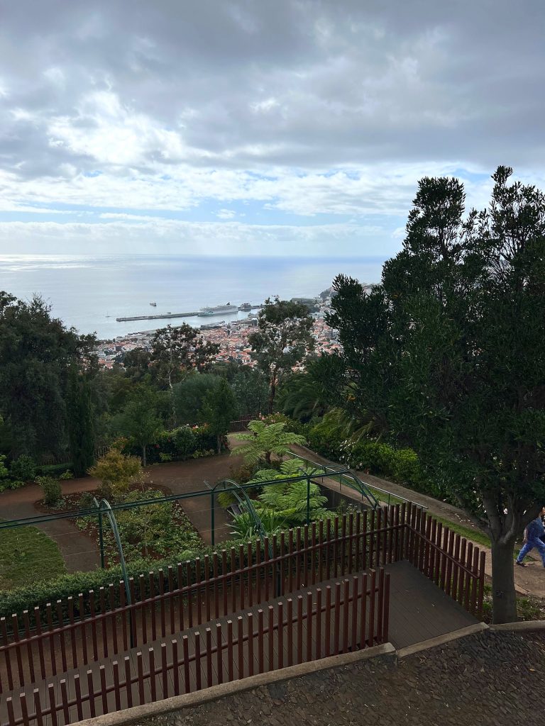 View from the Botanical Garden over the bay of Funchal
